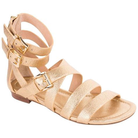 michael kors gladiator sandals gold|Michael Kors gold sandals sale.